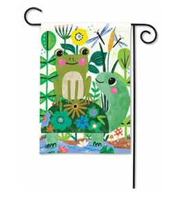 Toadally Friends Garden Flag                    SD-30614