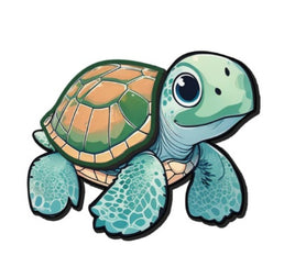 Foil Turtle Magnet     H5041-3