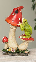 Frogs on Mushrooms with Snail & Ladybug     GR067910