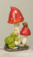 Frogs on Mushrooms with Snail & Ladybug     GR067910