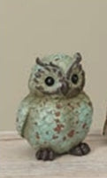 Resin Owl Figurines 3 1/2" H     GR034660