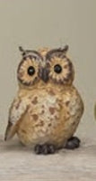 Resin Owl Figurines 3 1/2" H     GR034660