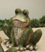 Thoughtful 6" Resin Frog Figurines     GR055420