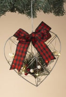 Hanging Pine & Berry Lighted Decor   GR058510