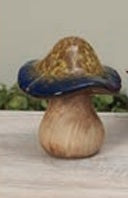 Glazed Ceramic Mushrooms Decor  6.7"  GR114990