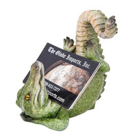 Green Alligator Figurine Phone Holder    WW-998