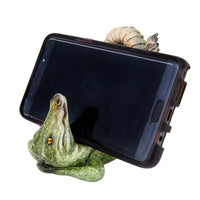 Green Alligator Figurine Phone Holder    WW-998