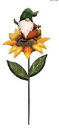 Gnome on Sunflower Stake  41"        SV1616173