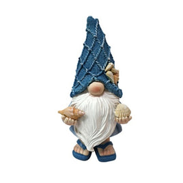Gnome with Seashells  7"    CB0875792H