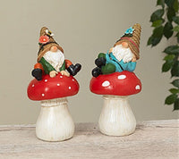 Gnomes on Mushrooms  6.5"    GR067350