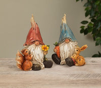 Gnomes with Bunny or Squirrel     GR053190