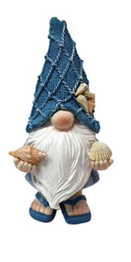 Gnome with Seashells  7"    CB0875792H