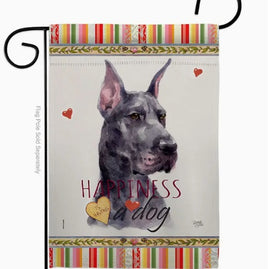Black Great Dane Garden Flag    TG-60257