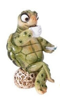 Sea Turtles Drinking Coffee  4 1/4"   WW-945