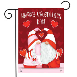 Happy Valentine's Day Gnomes Garden Flag   GF4-8894