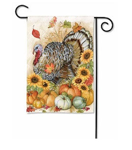 Harvest Turkey Garden Flag                    SD-36927