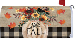 Hello Fall Pumpkin Mailbox Cover      CD-04678-8