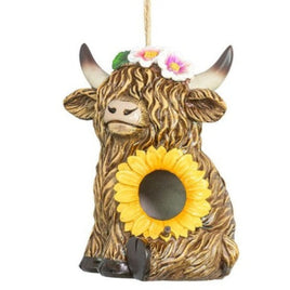 Highland Cow Birdhouse    HH096120