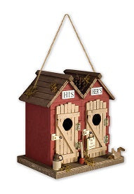 His & Hers Outhouse Birdhouse    SV-15BPS04