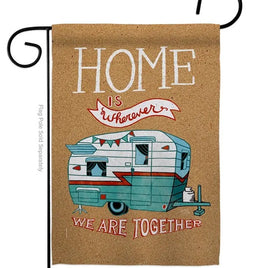 Home is Where Camper Is Garden Flag    TG-69066
