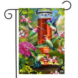 Hummingbird Feeder Garden Flag   GF4-9163
