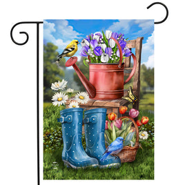 in the spring garden garden flag   gf4-8654