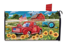 Land of the Free at the Farm Mailbox Cover       MC6-9131