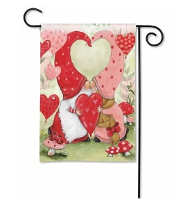 Love Gnomes Garden Flag                    SD-32261