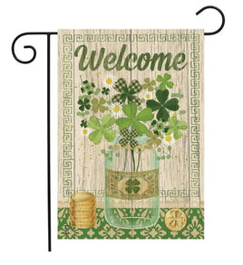 Lucky Clovers Garden Flag   GF4-0330