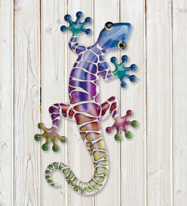 Gecko Metal Wall Decor 18" - Purple  RA0712911-S