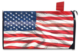 Waving American Flag Mailbox Cover       MC5-0510