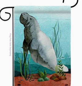 Manatees Sea Creatures Garden Flag    TG-67074