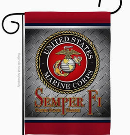 Semper Fi Marine Armed Forces Garden Flag    TG-78418