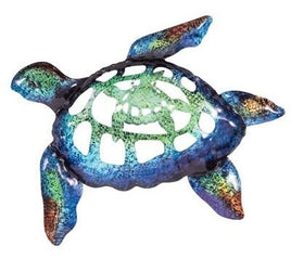 Metal Silhouette Cut-Out Turtle Wall Art     W-3701