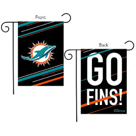 Miami Dolphins Double-Sided Garden Flag   GF6-9653