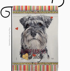 Mini Schnauzer Dog Garden Flag    TG-60197