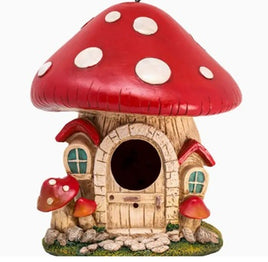 Mushroom House Birdhouse  SP1810332