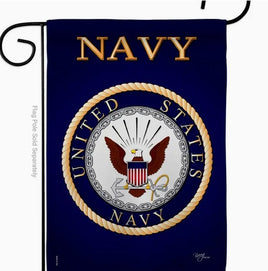 Navy Armed Forces Garden Flag    TG-78058