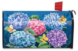 Colorful Hydrangeas OS Mailbox Cover       OSMC8-8881