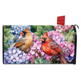 Perched Cardinals Mailbox Cover       MC6-8614