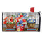 Red White and Beautiful Mailbox Cover       MC6-8618