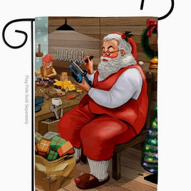 Santa's Workshop Garden Flag    TG-65301