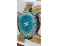 Amber Resin Sea Turtle Shell Large Figurine 15"                   WW-347