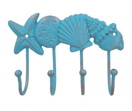 Cast Iron Shells Wall Hook w/4 Hooks    CB0671919