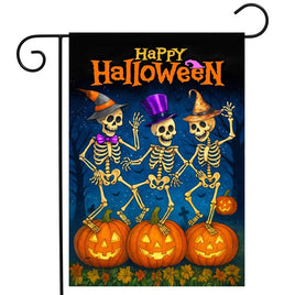 Skeleton Dance Party Garden Flag   GF4-8245