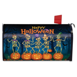 Skeleton Dance Party Mailbox Cover       MC6-8245