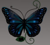 Solar Butterfly Decor-Blue   SV2294454