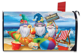 5 O'Clock Summer Gnomes Mailbox Cover       MC6-9413
