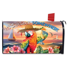 Sunset Parrot Mailbox Cover       MC6-8662