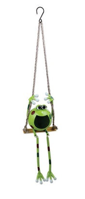Hanging Swinging Solar Froggy  36"      SV17063